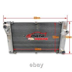 Aluminum Radiator For 1983-1991 Porsche 944 924S 924 S 2.5L 2.7L Non Turbo NA MT