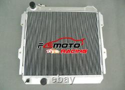 Aluminum Radiator For 1984-1991 TOYOTA HILUX LN85 LN60 LN61 LN65 2.4L DIESEL MT