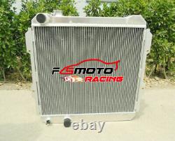 Aluminum Radiator For 1984-1991 TOYOTA HILUX LN85 LN60 LN61 LN65 2.4L DIESEL MT