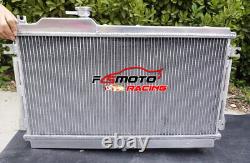 Aluminum Radiator For 1990-1997 Mazda Miata MX-5 MX5 NA B6ZE 1.6L 1.8L Manual