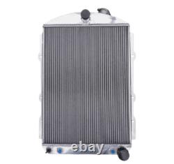 Aluminum Radiator For CHEVY HOT / STREET ROD 350 V8 1938 automatic AT