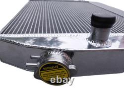 Aluminum Radiator For CHEVY HOT / STREET ROD 350 V8 1938 automatic AT