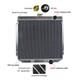 Aluminum Radiator For Ford Falcon Xr Xt Xw Xy Windsor Engine 289 302 351 At