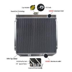 Aluminum Radiator For FORD FALCON XR XT XW XY WINDSOR ENGINE 289 302 351 AT