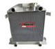 Aluminum Radiator For Ford Lowboy Chopped Withflathead V8 Engine 1932-1939 1933 Mt