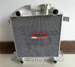 Aluminum Radiator For Ford Lowboy chopped withflathead V8 engine 1932-1939 1933 MT