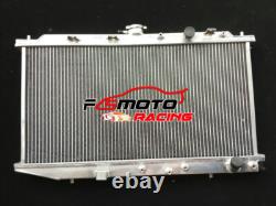 Aluminum Radiator For HONDA CIVIC CRX EF VTEC D15 D16 L4 1.5L 1.6L 1988-1991 MT