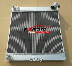 Aluminum Radiator For Jaguar E-Type XKE Series 1 4.2L XK I6 1965 1966 1967 MT