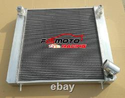 Aluminum Radiator For Jaguar E-Type XKE Series 1 4.2L XK I6 1965 1966 1967 MT