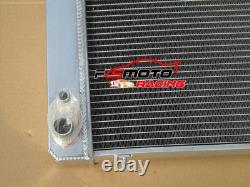 Aluminum Radiator For Jaguar E-Type XKE Series 1 4.2L XK I6 1965 1966 1967 MT