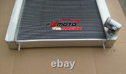 Aluminum Radiator For Jaguar E-Type XKE Series 1 4.2L XK I6 1965 1966 1967 MT