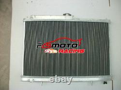 Aluminum Radiator For Nissan Skyline R33 R34 GTR GTST RB25DET 2.5L 1994-1998