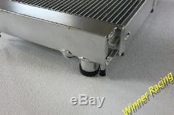 Aluminum Radiator For Porsche 944 2.5L NA 1983-1989 / 924 S 2.5L 1987-1988