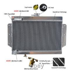 Aluminum Radiator For Rover MG MGB GT Roadster 1.8L 3.5L 1968-1975 Manual
