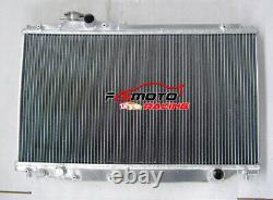 Aluminum Radiator For Toyota Supra MK 4 JZA80 2JZGE 2JZGTE 3.0L Twin Turbo 93-98