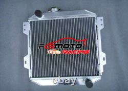 Aluminum Radiator+Shroud+FAN FOR Ford Capri Escort MK1 MK2 MK3 Kent 1.3/1.6/2.0