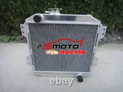 Aluminum Radiator+Shroud+FAN FOR Ford Capri Escort MK1 MK2 MK3 Kent 1.3/1.6/2.0