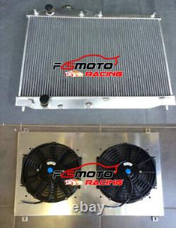 Aluminum Radiator +Shroud Fan For 1999-2009 Honda S2000 AP1 AP2 VTEC 2.0/2.2L MT