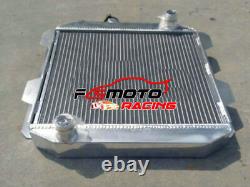 Aluminum Radiator+Shroud+Fan For Ford Capri Mk III GECP 2.8L & 2.9L Cologne MT