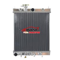 Aluminum Radiator+Shroud+Fan for NISSAN MICRA MK2 (K11) 16V Petrol 1992-2002 AT