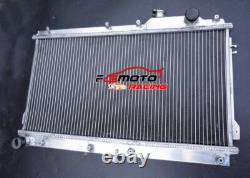 Aluminum Radiator+Shroud+Fans For Mazda Miata MX-5 MX5 NA 1.6L 1.8L 1990-1997 MT
