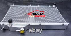 Aluminum Radiator+Shroud+Fans For Mazda Miata MX-5 MX5 NA 1.6L 1.8L 1990-1997 MT