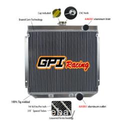 Aluminum Radiator for FORD FALCON XR XT XW XY WINDSOR ENGINE 289 302 351 AT