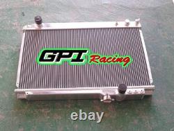 Aluminum Radiator for TOYOTA SUPRA MK3 SOARER MZ20 7M-GTE Manual 1986-1992 3ROW
