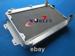 Aluminum Radiator+shroud+fans for Mazda RX7 SA/FB S1 S2 S3 12A/13B 1979-1985 MT