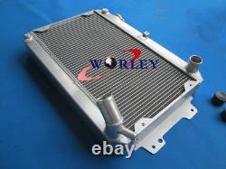 Aluminum Radiator+shroud+fans for Mazda RX7 SA/FB S1 S2 S3 12A/13B 1979-1985 MT