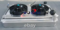 Aluminum Radiator+shroud+fans for Mazda RX7 SA/FB S1 S2 S3 12A/13B 1979-1985 MT