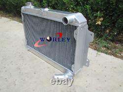 Aluminum Radiator+shroud+fans for Mazda RX7 SA/FB S1 S2 S3 12A/13B 1979-1985 MT