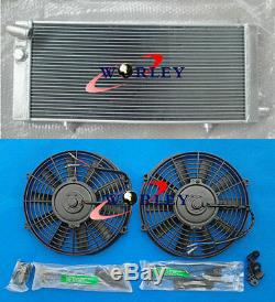 Aluminum alloy radiator &10''FANS for Peugeot 205 GTI 1.6L &1.9L 1984-1994