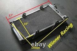 Aluminum alloy radiator 200-250 CC Go Kart go-kart karting gearbox, 17x10x2