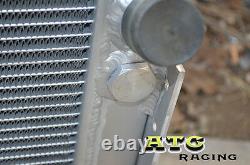 Aluminum alloy radiator for FORD GT40 V8 Manual 1964 1965 1966 1967 1968 1969