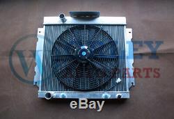 Aluminum alloy radiator + one Fan for Chrysler Valiant VG VJ HEMI 6 Cyl