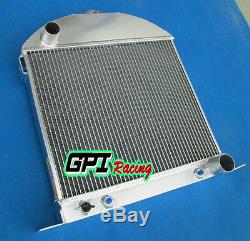 Aluminum custom radiator FOR Ford model A chopped withChevy engine 1928-1931