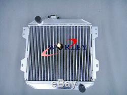 Aluminum radiator&Fan for Ford Capri MK1 2 3 Kent 1.3L 1.6L/2.0 Essex/Escort 1.6