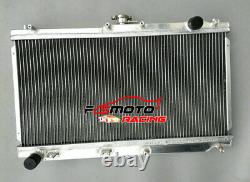 Aluminum radiator+Fans For Mazda MX-5 NB Roadster Miata MX5 1.6/1.8 1998-2005 MT