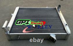 Aluminum radiator For Triumph TR6 1975 1976 75 76 Manual MT