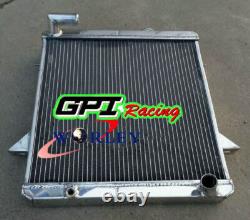 Aluminum radiator For Triumph TR6 1975 1976 75 76 Manual MT