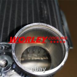 Aluminum radiator + fan for CHEVY HOT / STREET ROD 350 V8 1938 automatic ALLOY