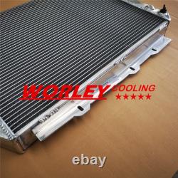 Aluminum radiator + fan for CHEVY HOT / STREET ROD 350 V8 1938 automatic ALLOY