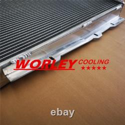 Aluminum radiator + fan for CHEVY HOT / STREET ROD 350 V8 1938 automatic ALLOY