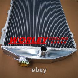 Aluminum radiator + fan for CHEVY HOT / STREET ROD 350 V8 1938 automatic ALLOY