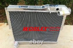 Aluminum radiator for MG MGB GT ROADSTER 1.8 1977 1978 1979 1980 MT manual alloy