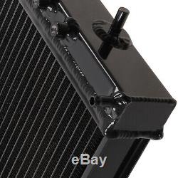 BLACK 40mm ALUMINIUM ALLOY SPORT RADIATOR RAD FOR SUBARU IMPREZA BUGEYE WRX