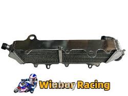 BRACED Alloy Radiator Kawasaki KX125 KX 125 2-stroke 1984-1985