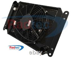 Caterham 7 alloy radiator by Radtec + 11 SPAL Fan