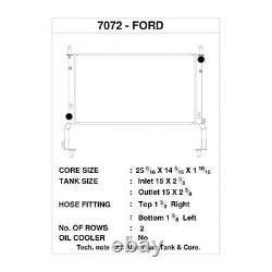 Csf Alloy Aluminium Radiator 2015+ For Ford Mustang 2.3l Ecoboost